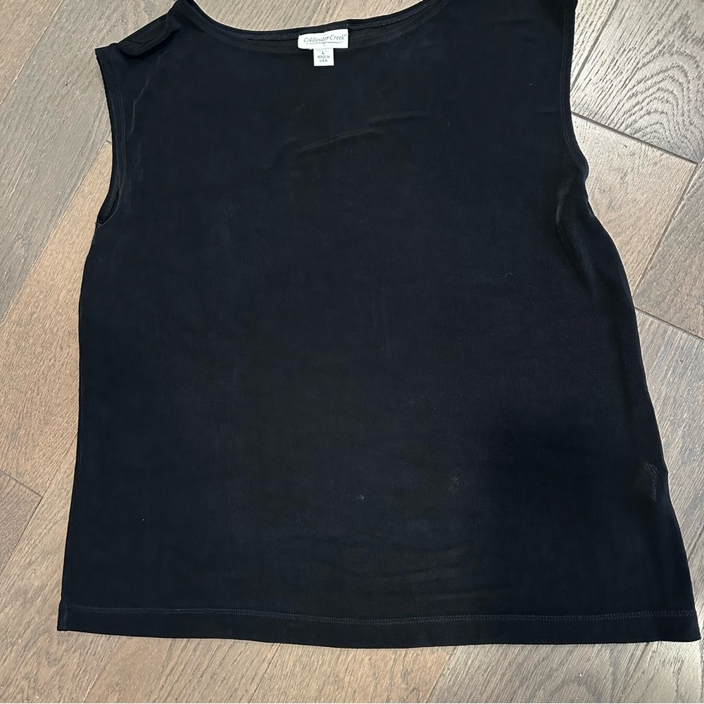 Coldwater Creek Black Tank Top